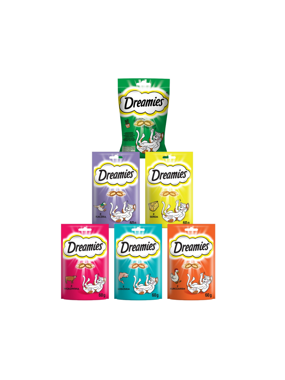 DREAMIES 6x60g - przysmak dla kota Mix Smaków