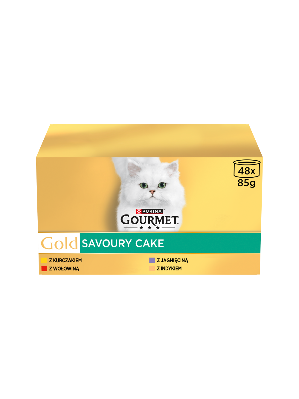 Purina Gourmet Gold Karma dla kotów Savoury Cake 48 x 85 g