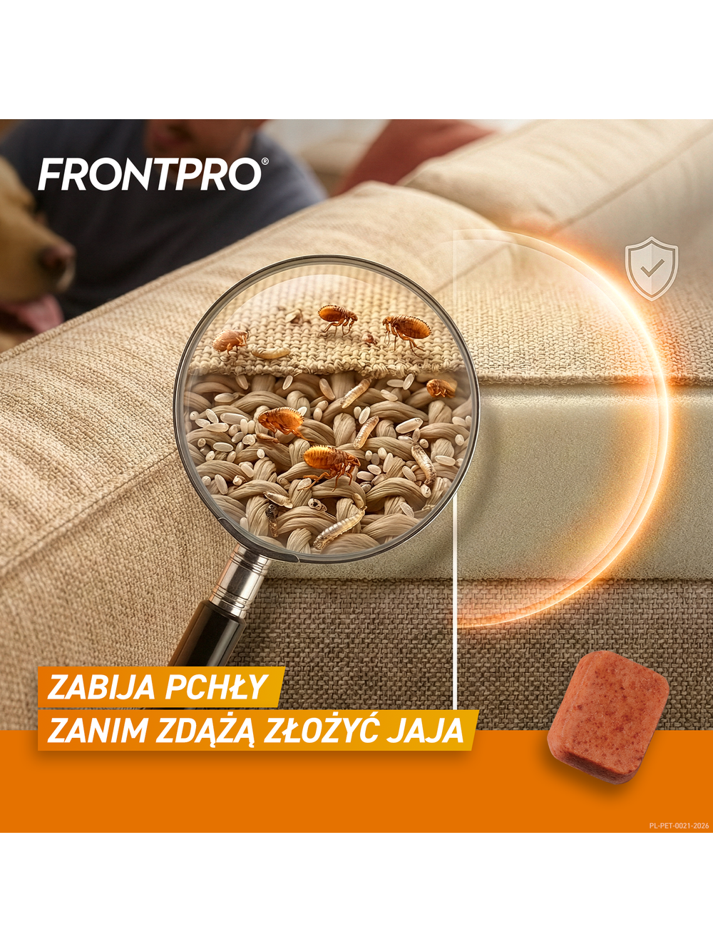 Frontpro tabletki na pchły i kleszcze XL 136mg 25-50kg 1 TABLETKA
