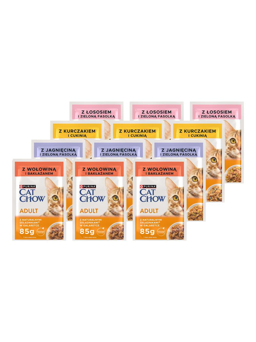 PURINA Cat Chow Adult Saszetka - Mix 12x 85g