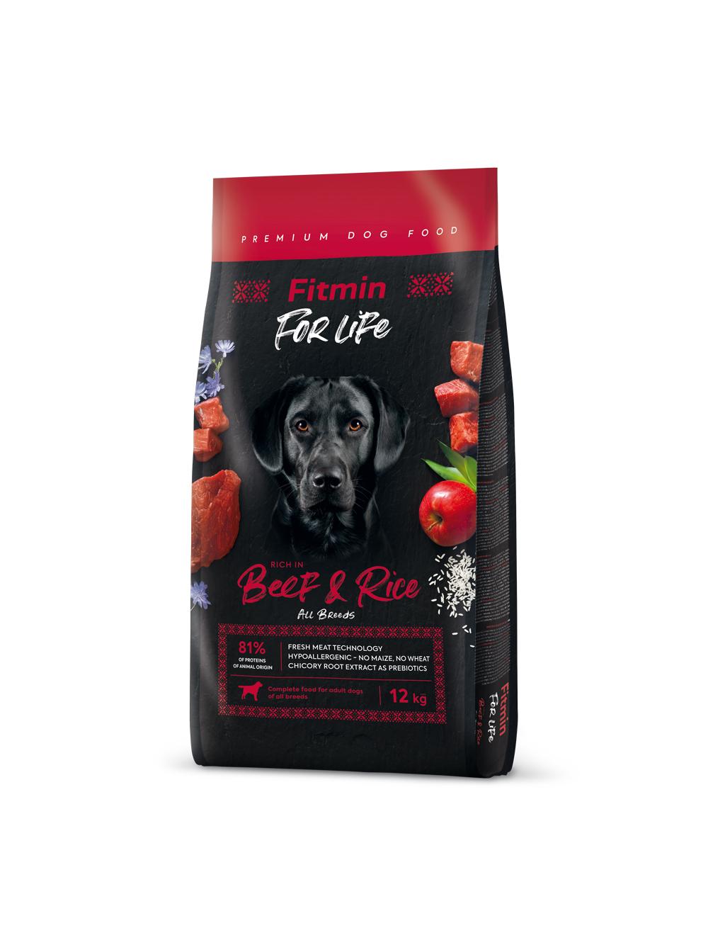FITMIN For Life Beef & Rice 12kg