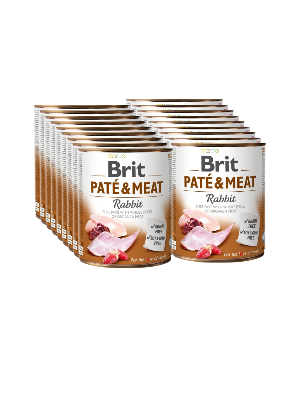 BRIT PATE & MEAT RABBIT 18x800g