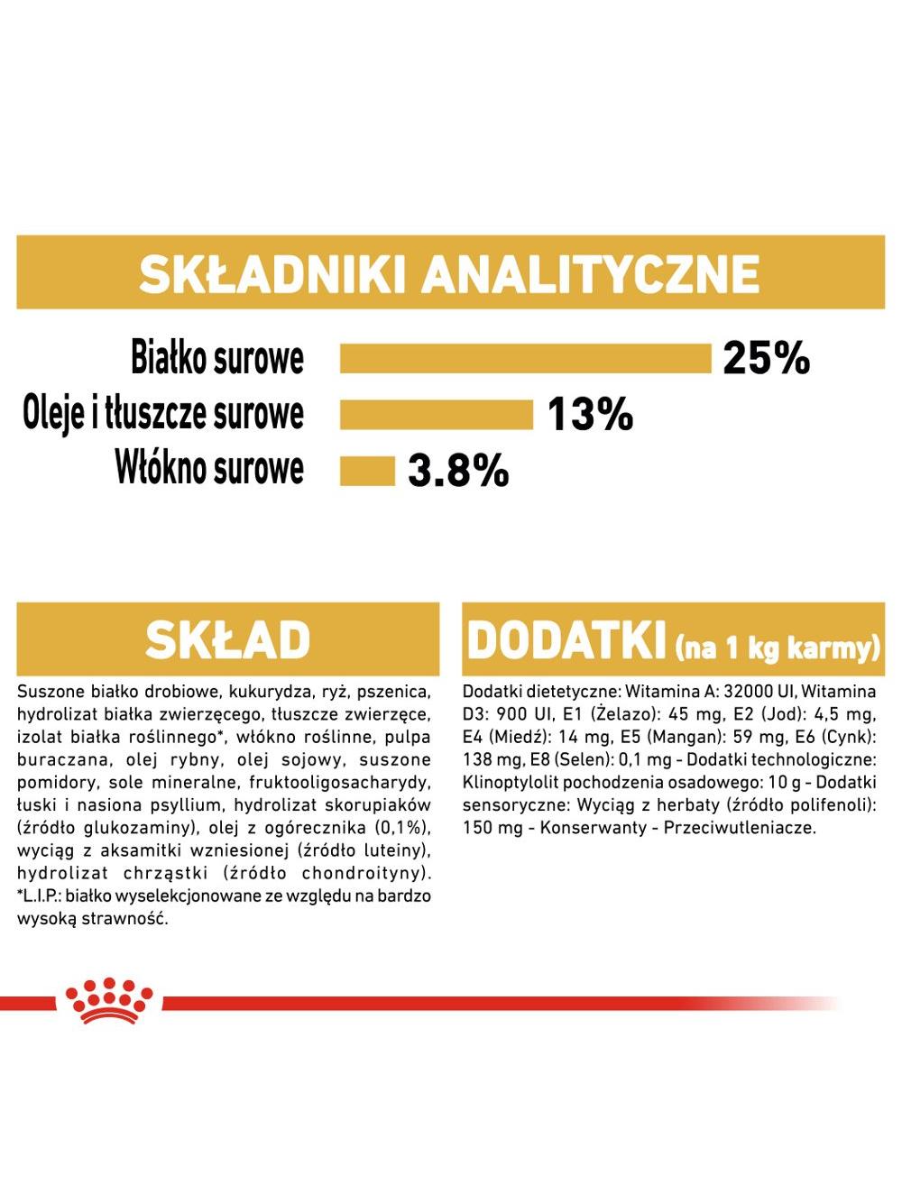 ROYAL CANIN Golden Retriever Adult 10,8kg karma sucha dla psów dorosłych rasy golden retriever/ Opakowanie uszkodzone (7578) !!!