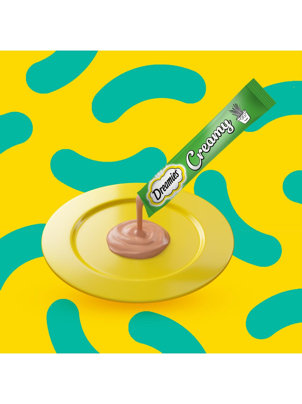 DREAMIES Creamy z serem i z kocimiętką 12x10g