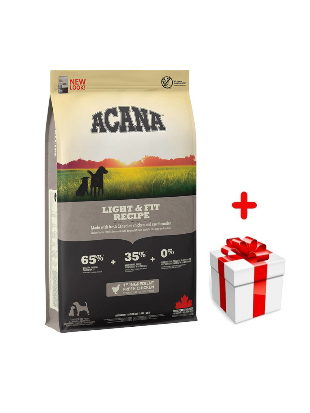ACANA  Light & Fit Dog 11,4kg + niespodzianka dla psa GRATIS!