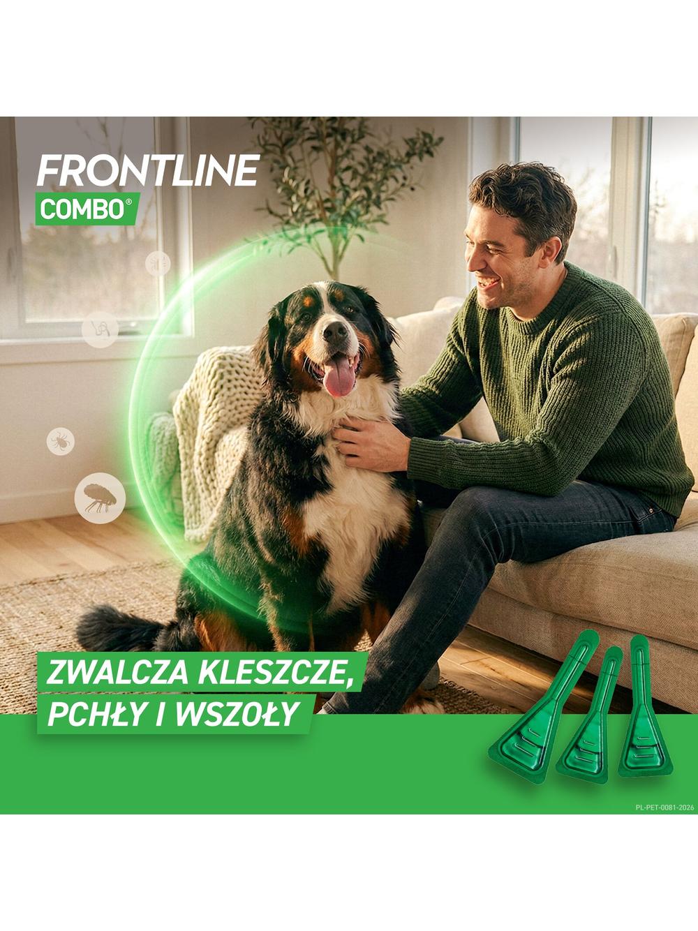 FRONTLINE Combo Spot -On Pies XL powyżej 40kg (pipeta 3x 4,02ml)
