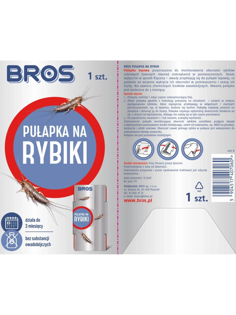 BROS - Pułapka na rybiki 1szt.