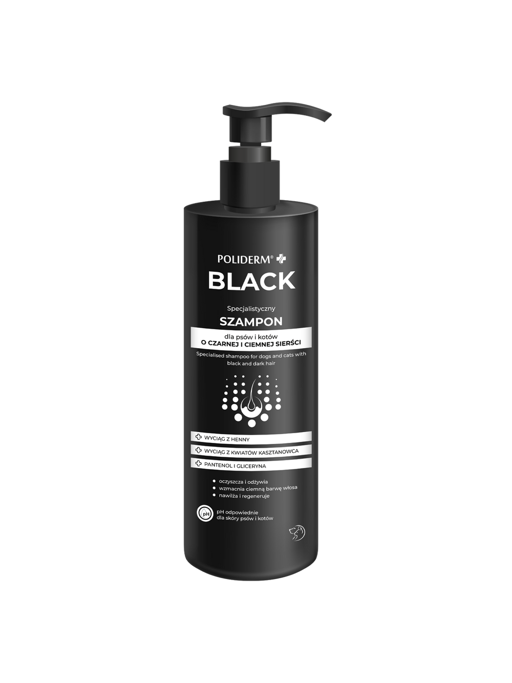 JM SANTE Poliderm® BLACK Szampon 250ml
