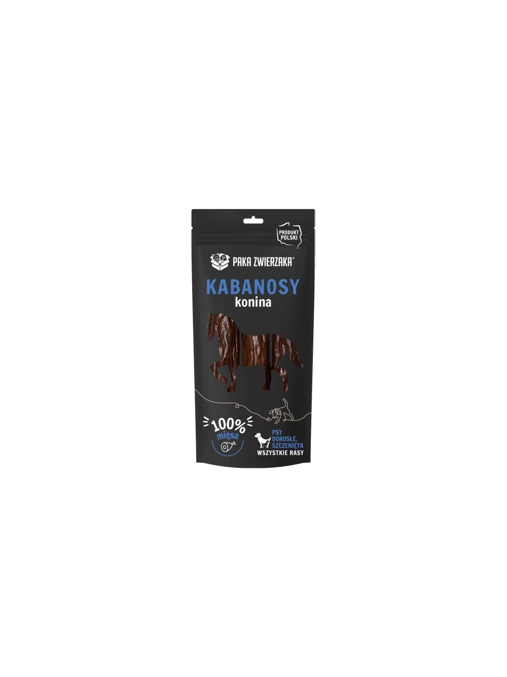 PAKA ZWIERZAKA- Kabanosy konina 3 szt (80g)