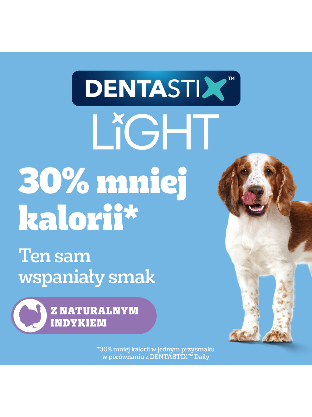 Pedigree Dentastix Light Dental Chews Średnie rasy Przysmaki dla psów 7szt. - 98g