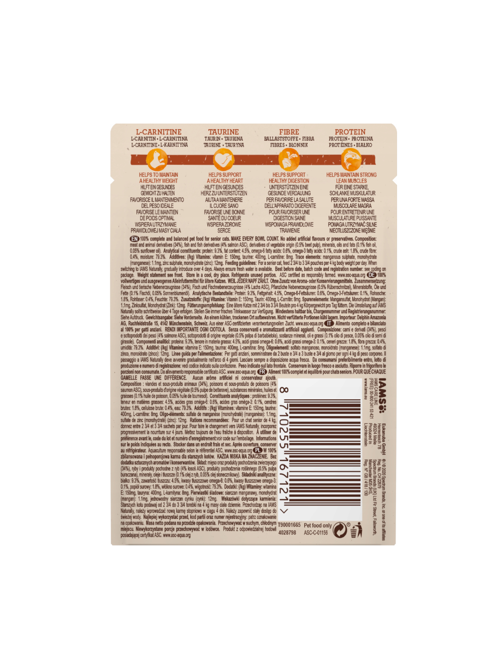 IAMS - Naturally with North Atlantic Salmon in gravy 24x85g