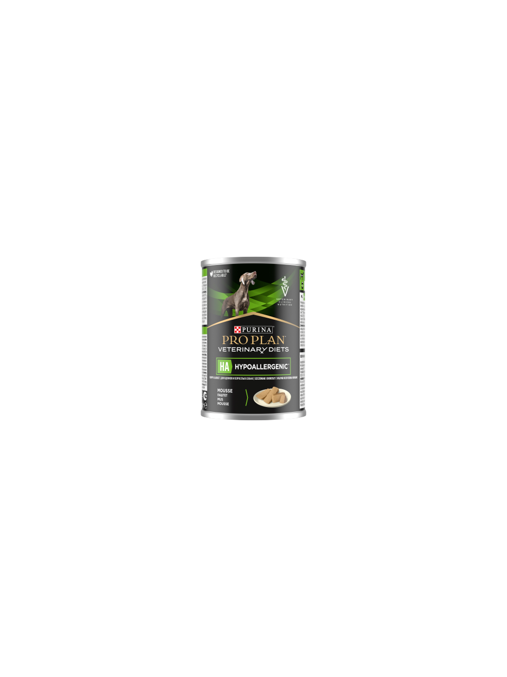PRO PLAN Veterinary Diets HA Hypoallergenic Karma mokra dla psa mus 6x400g