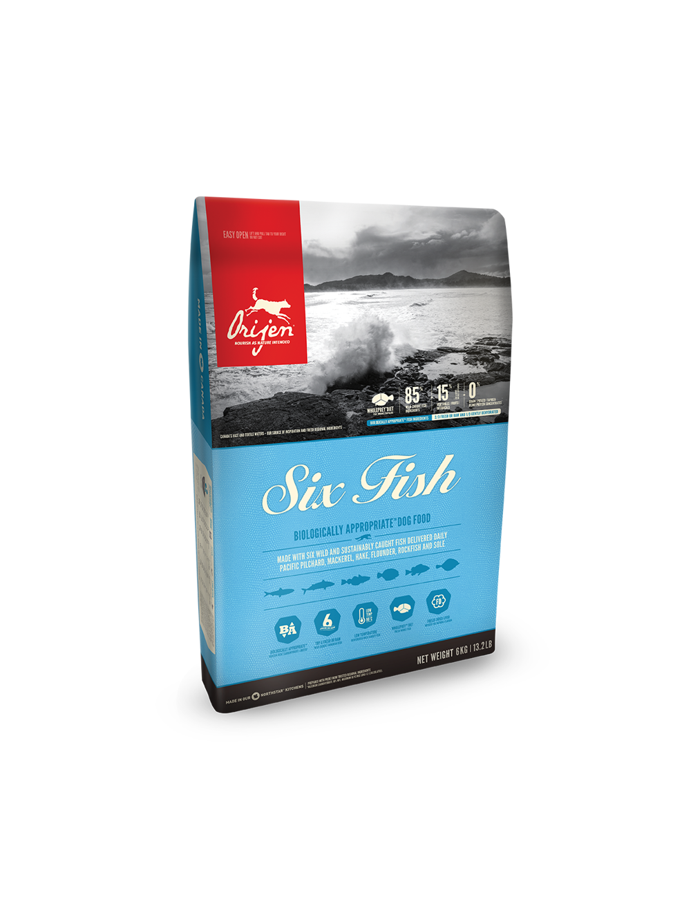 ORIJEN Six Fish Dog 6kg + niespodzianka dla psa GRATIS!