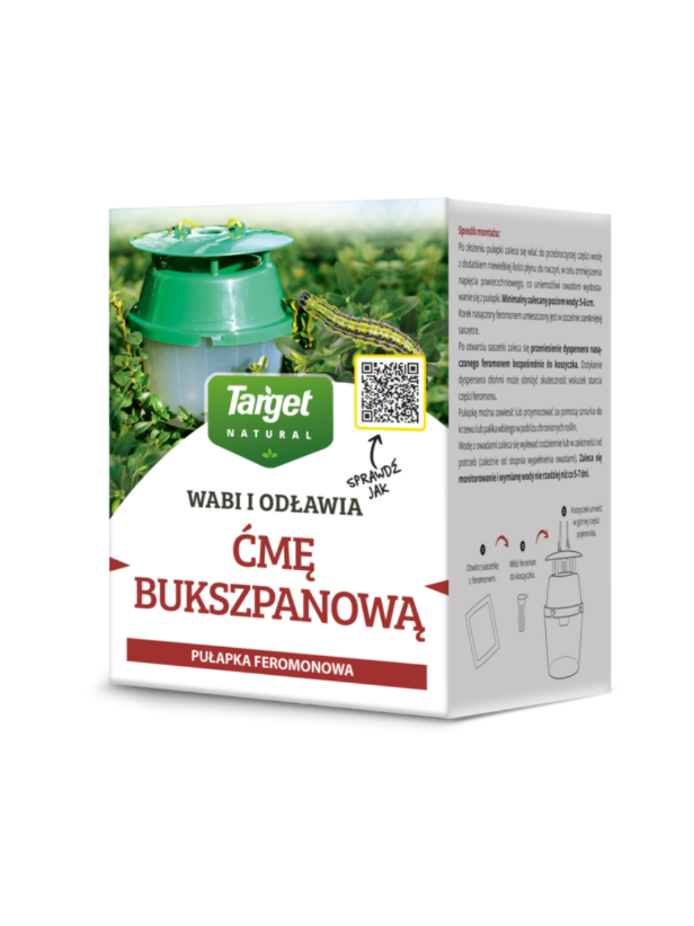Pułapka feromonowa na ćmę bukszpanową