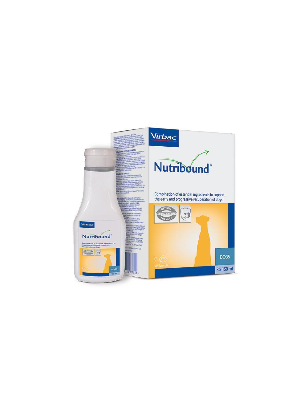 VIRBAC Nutribound Roztwór doustny dla psów w czasie rekonwalescencji 3x150ml