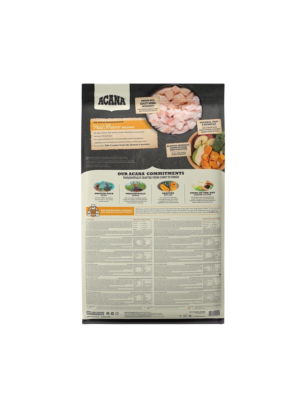 ACANA Regionals Wild Prairie Dog 11,4kg + niespodzianka dla psa GRATIS!