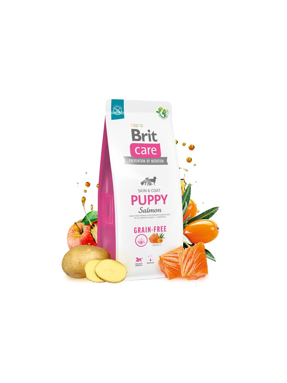 BRIT CARE Dog Grain-free Puppy Salmon 12kg