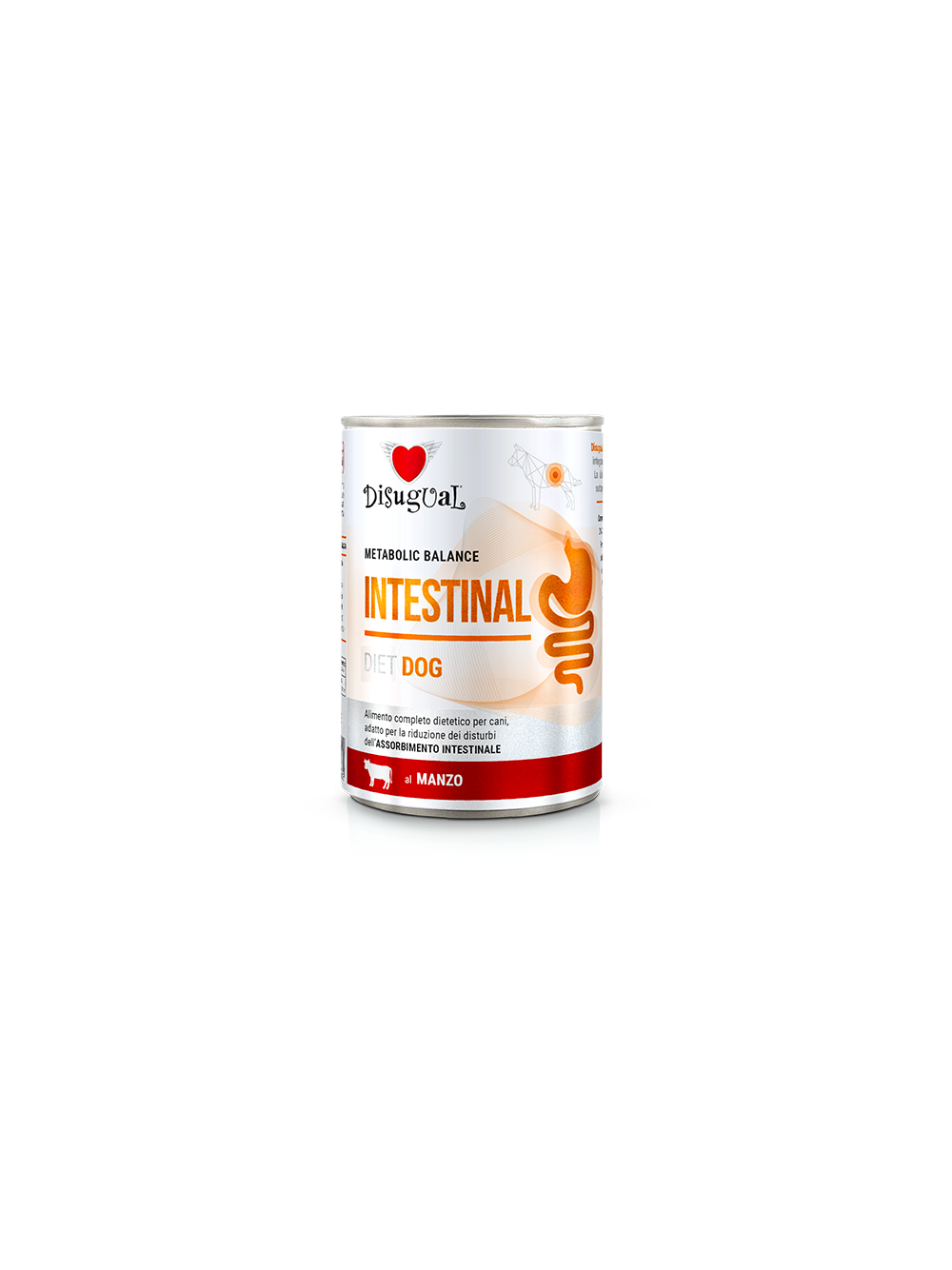 Disugual Karma mokra dla psa Weterynaryjna INTESTINAL Wołowina (dorosły) 6x400g