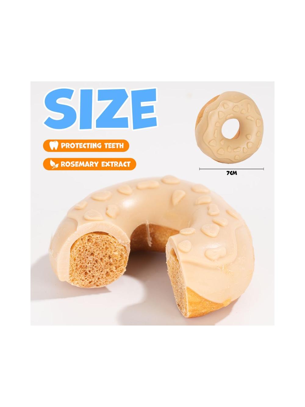 WILD FARM donut kolagenowy z kurczakiem i kokosem 7cm 10x50g przysmak dla psa