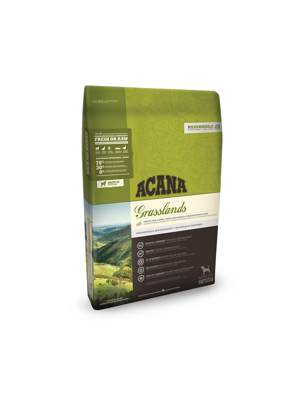 ACANA Grasslands Dog 11,4kg//Opakowanie uszkodzone (6146) !!!