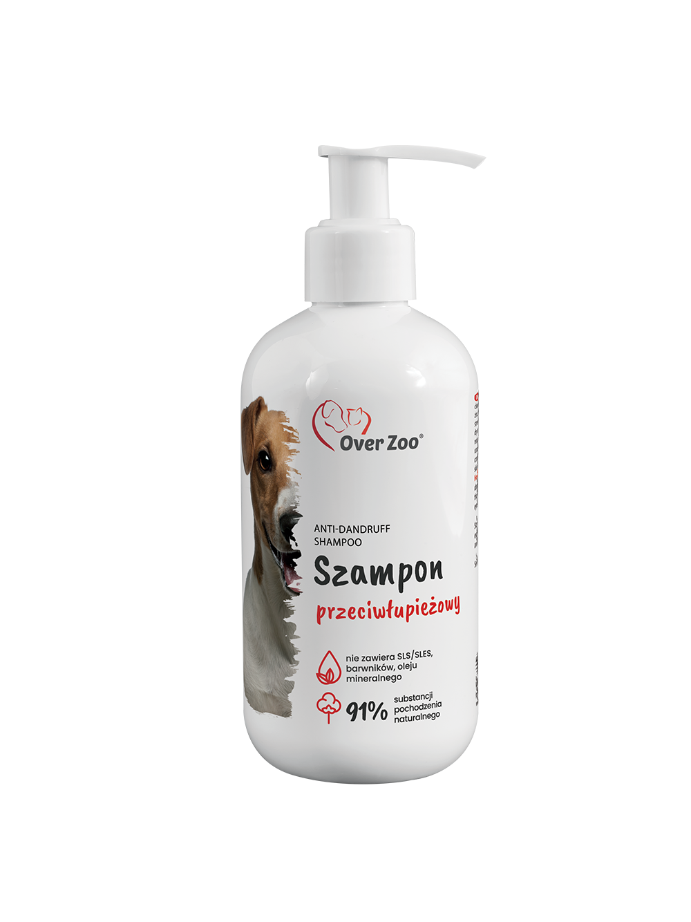 OVER ZOO Szampon leczniczy  - przeciwłupieżowy 250ml