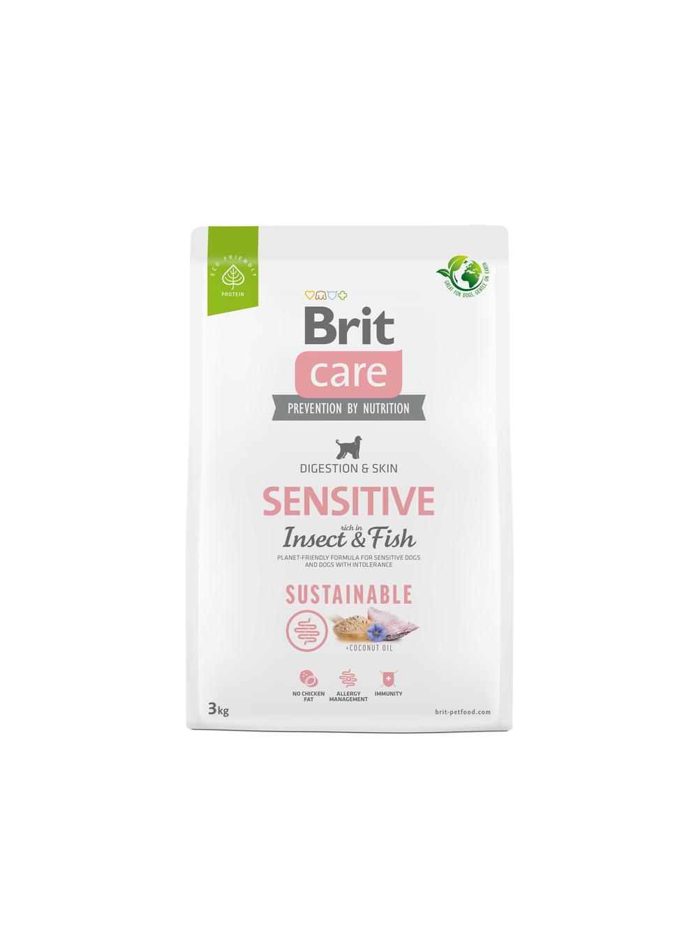 BRIT CARE Sustainable Sensitive Insect & Fish 3kg