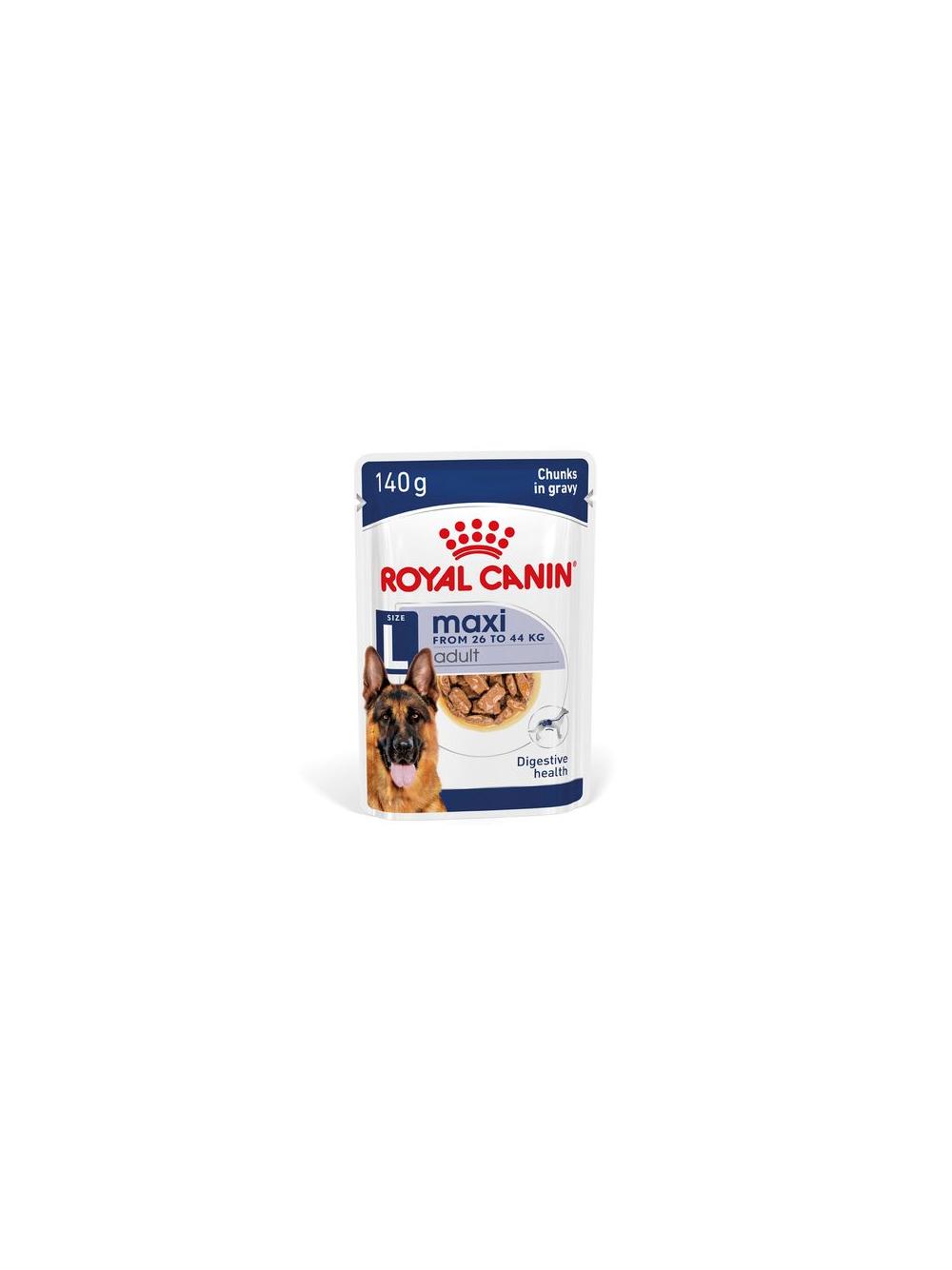 ROYAL CANIN Maxi Adult 10x140g karma mokra w sosie dla psów dorosłych ras dużych