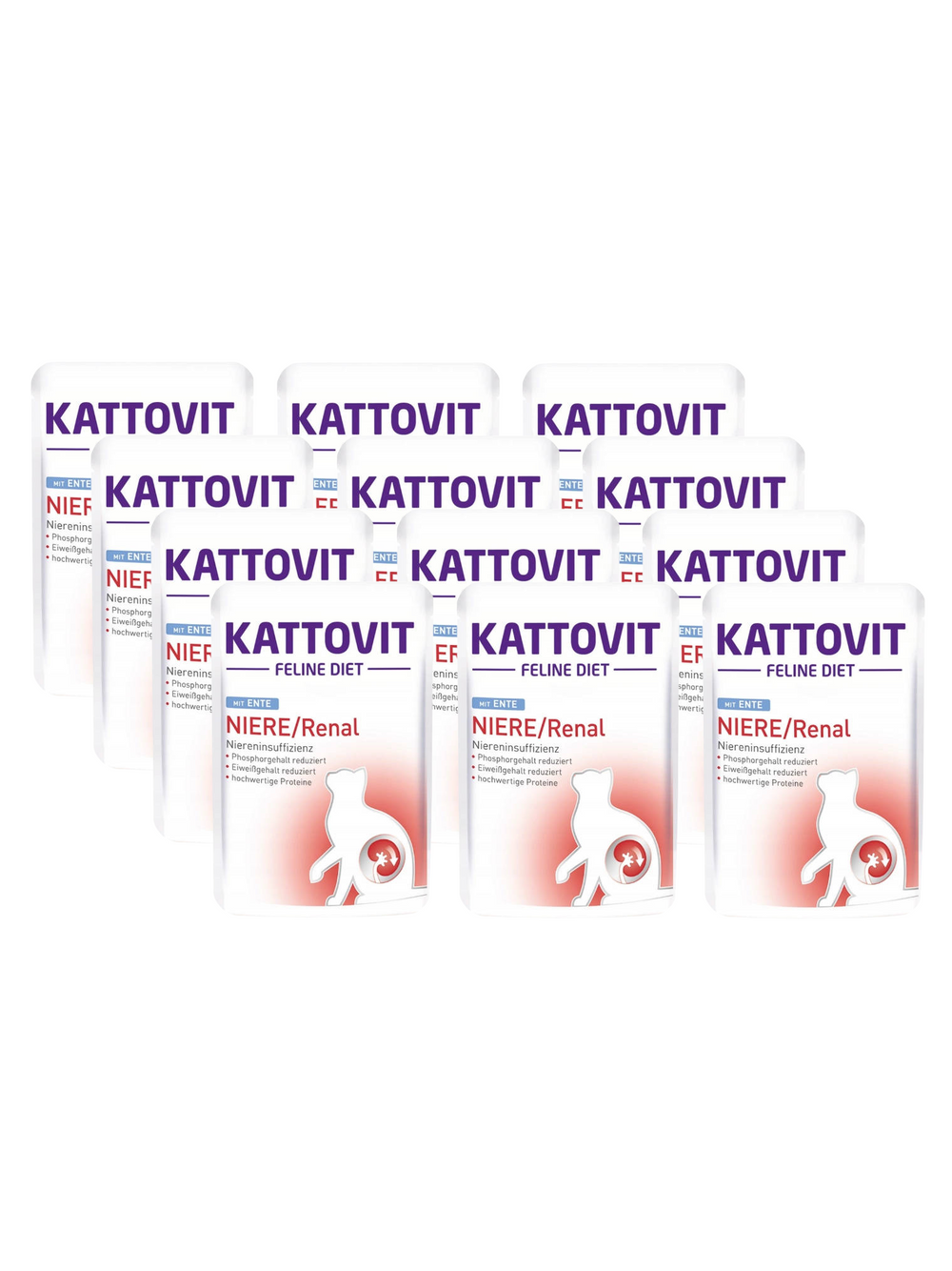 Kattovit Niere/Renal kaczka 12x85g saszetka