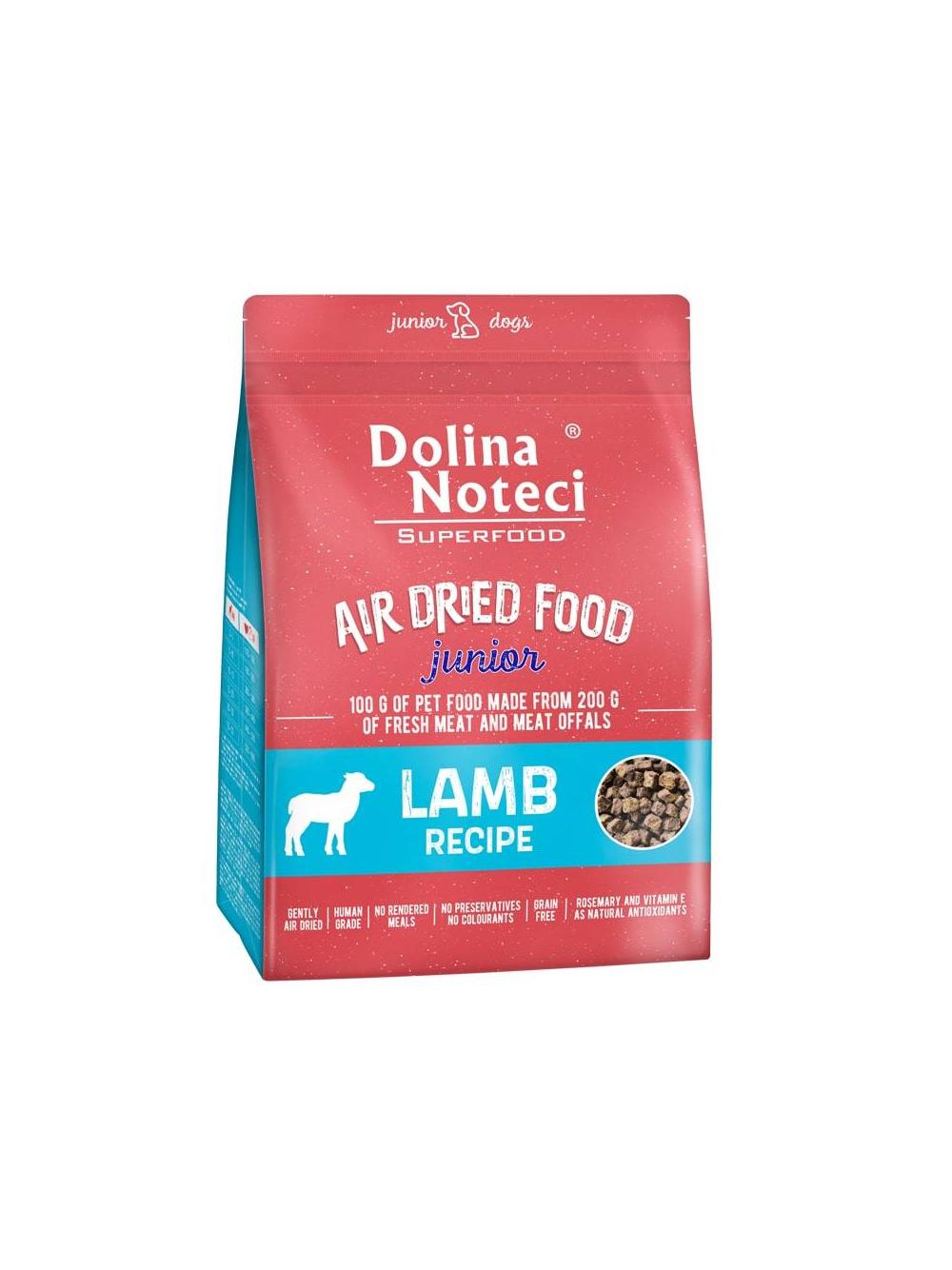 DOLINA NOTECI Superfood Junior Danie z jagnięciną- karma suszona dla psa 5kg
