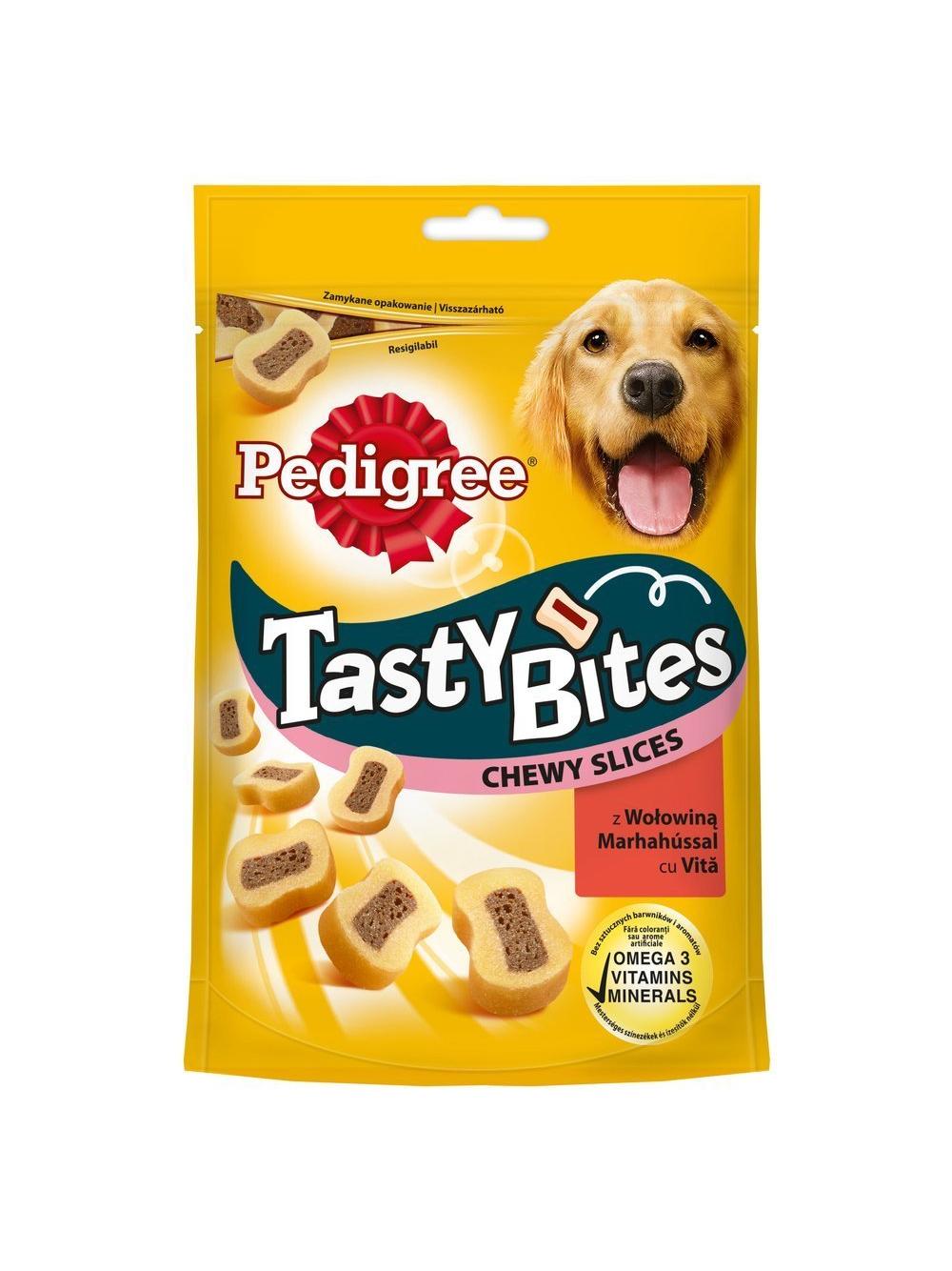 PEDIGREE Tasty Minis 6x155g - przysmak dla dorosłych psów, o smaku wołowiny i drobiu
