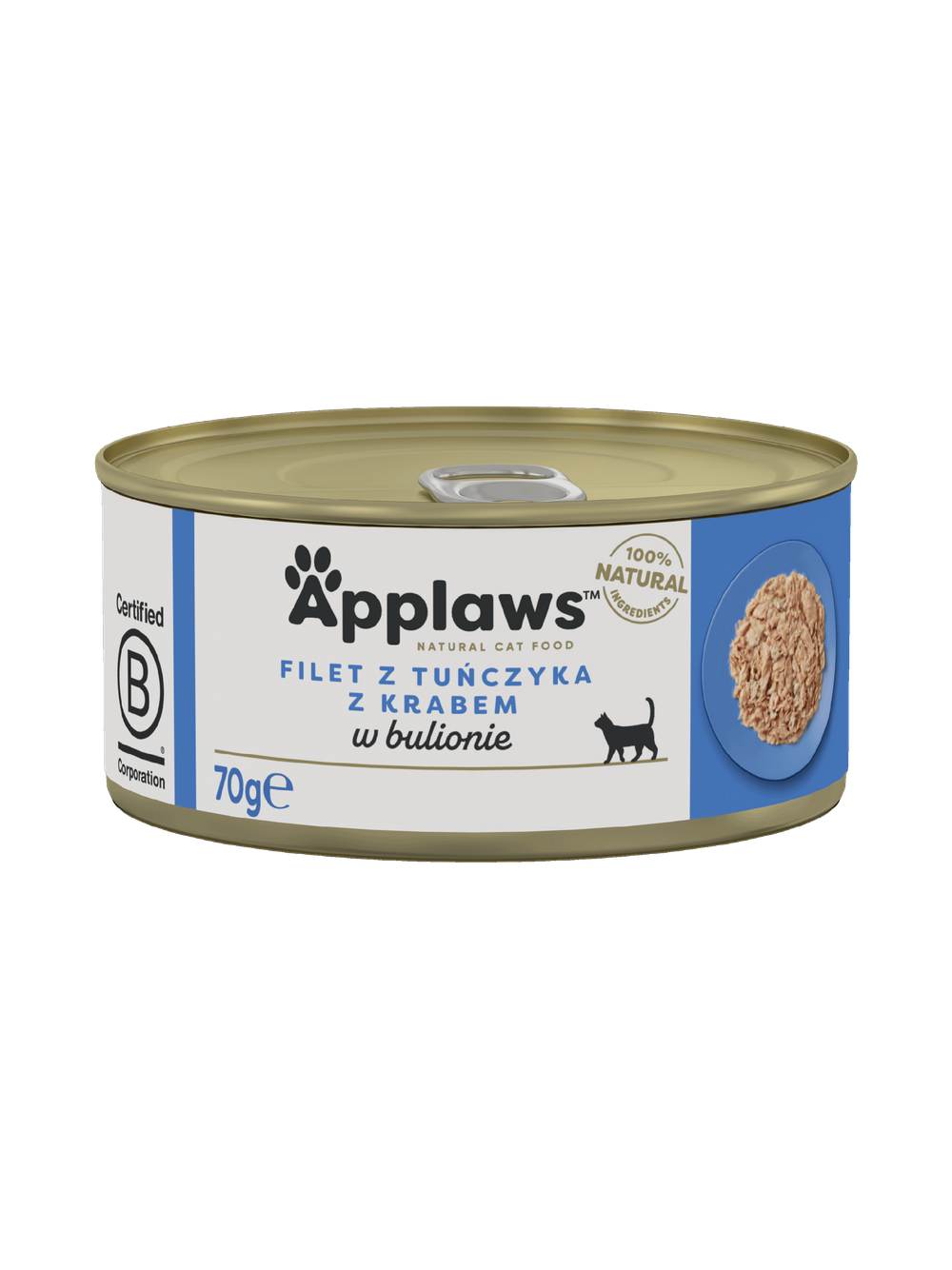 Applaws Cat Tuńczyk z krabem 70g PUSZKA