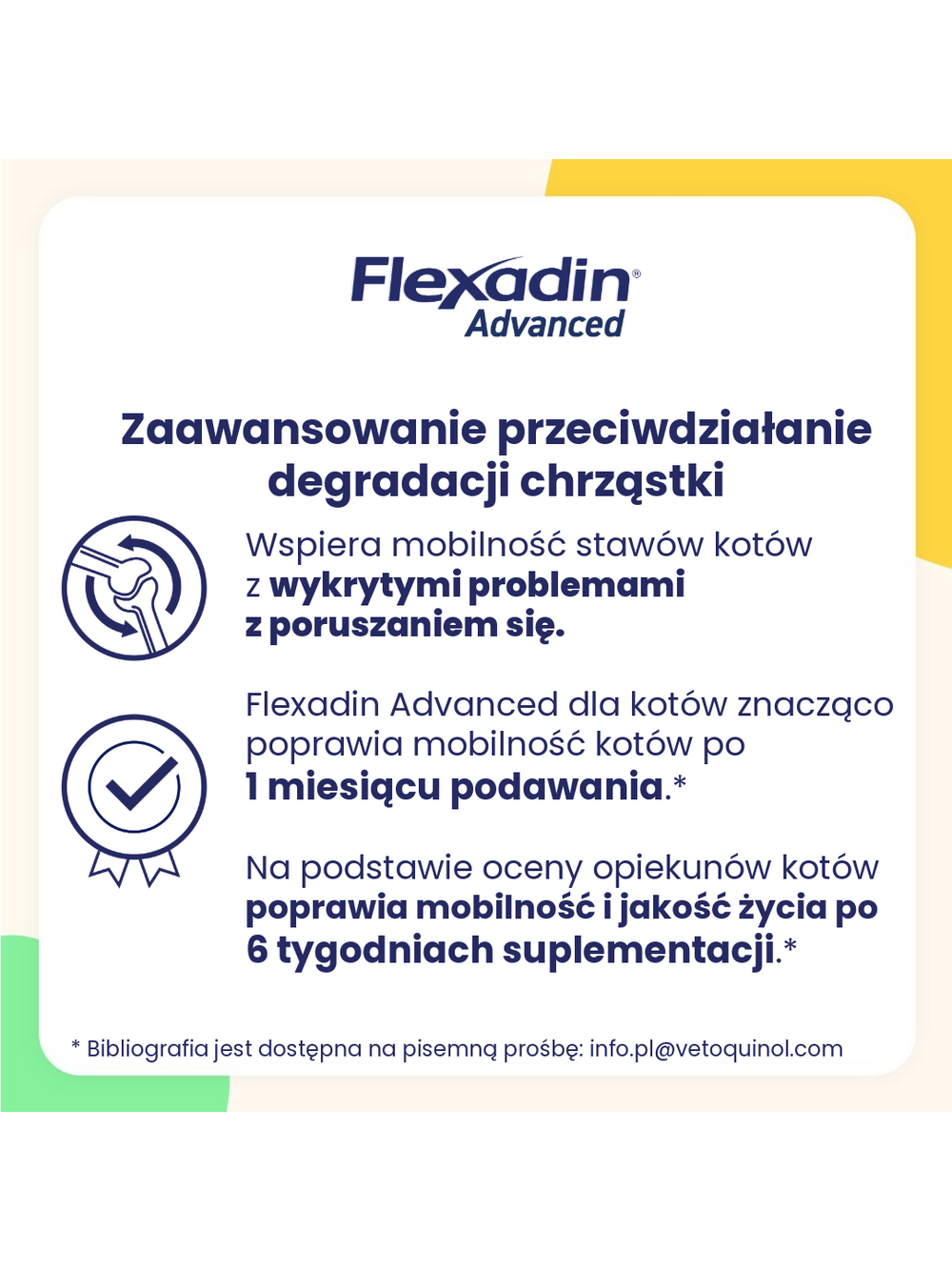 VETOQUINOL Flexadin Advanced Cat 30 kąsków