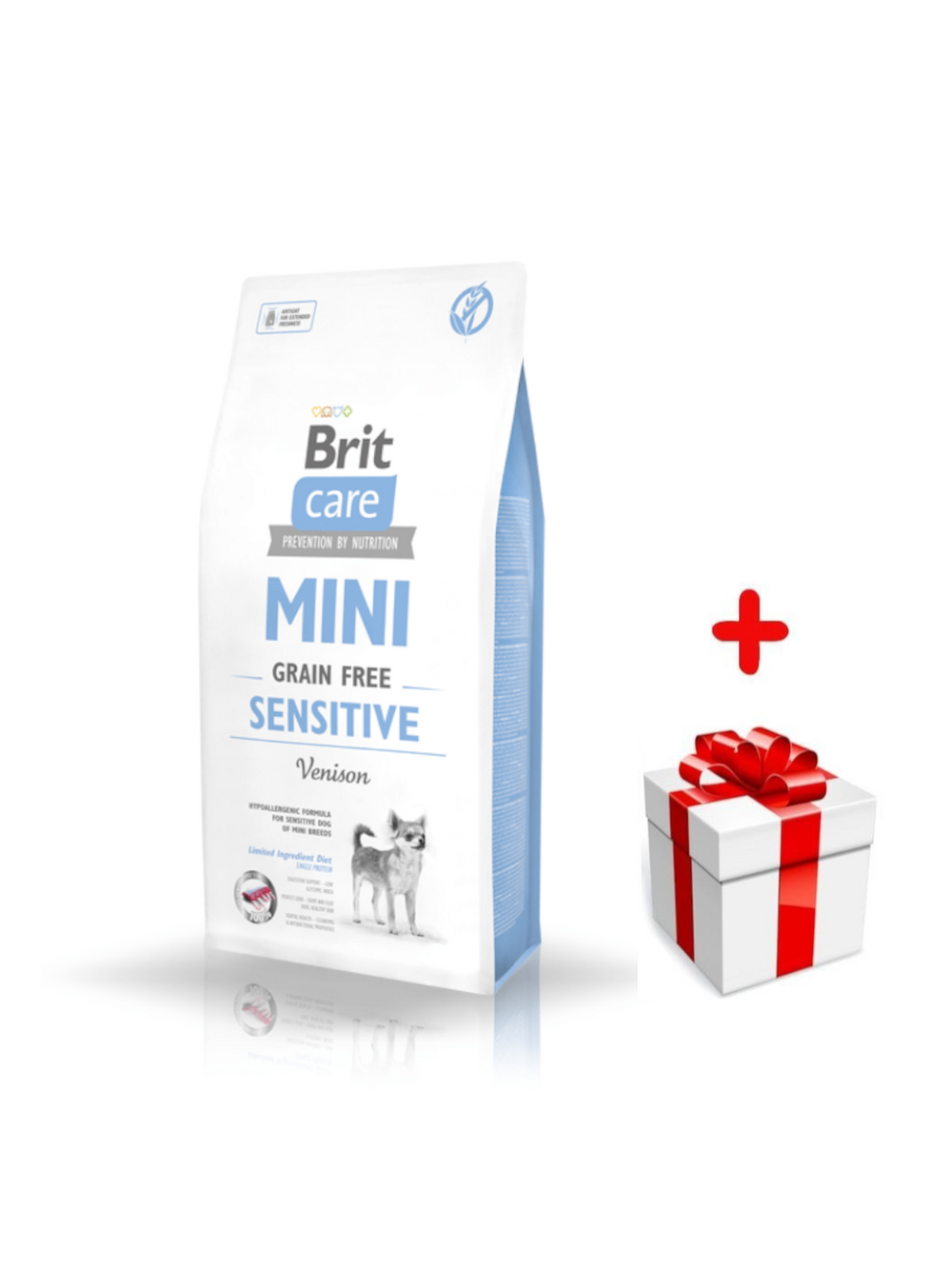 BRIT CARE Mini Grain-Free Sensitive 400g + niespodzianka dla psa GRATIS!