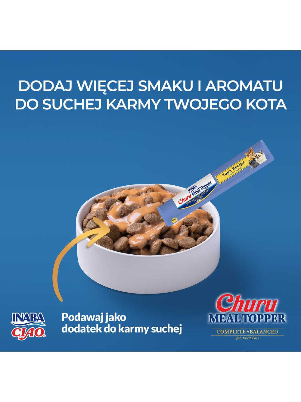 INABA  Cat Meal Topper Tuna Recipe 4x14 (56g)