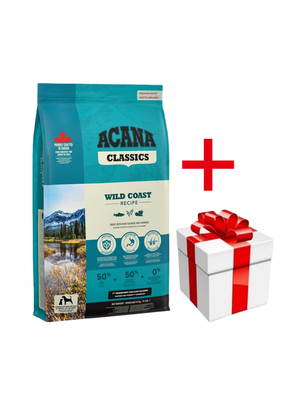 ACANA Classics Wild Coast 9,7kg + niespodzianka dla psa GRATIS!