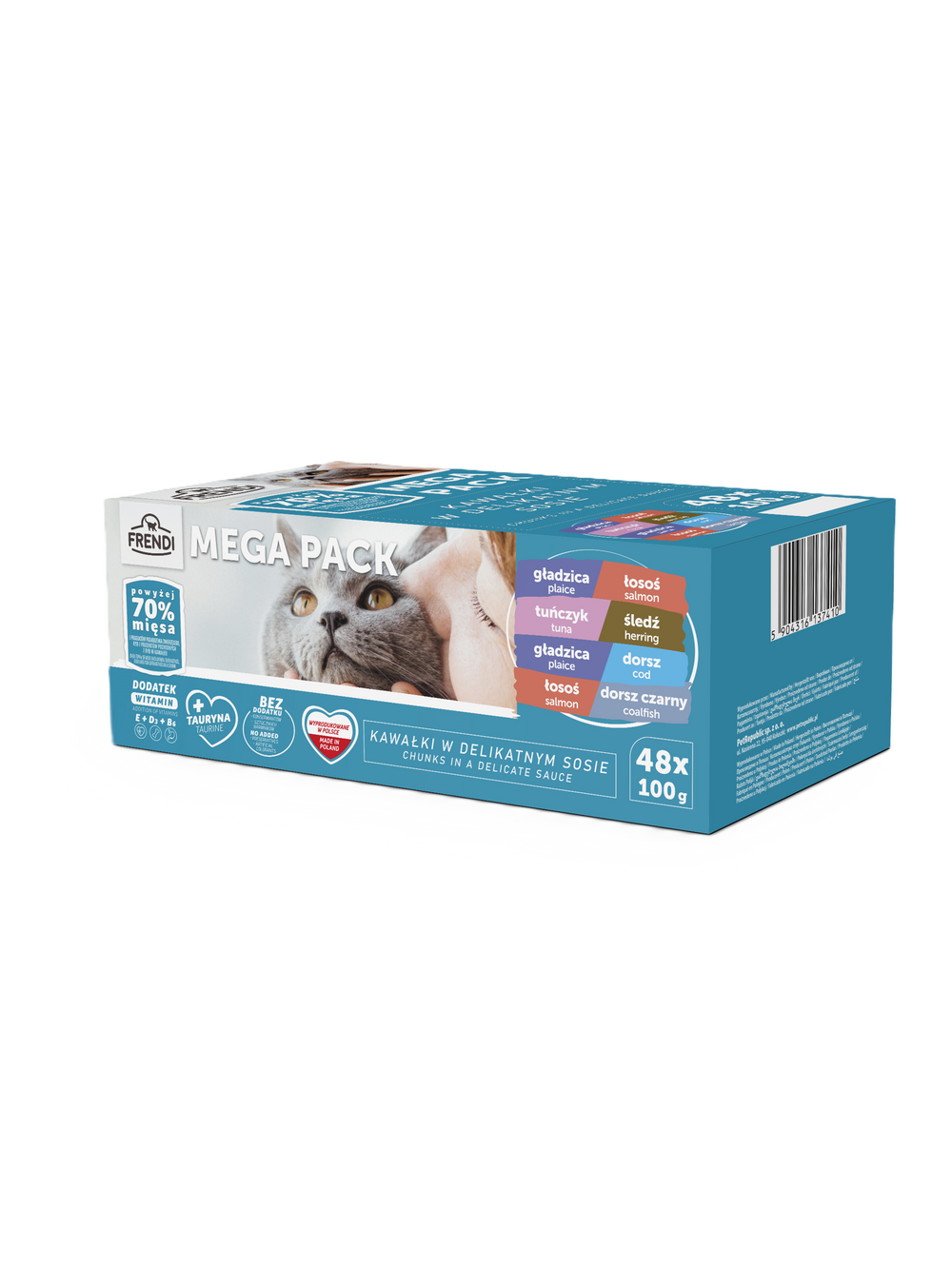 Frendi saszetki dla kota rybne smaki w sosie 48x100g