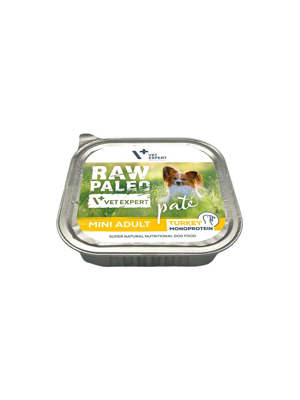 Vetexpert Raw Paleo Pate Mini Adult Turkey 150g - indyk tacka