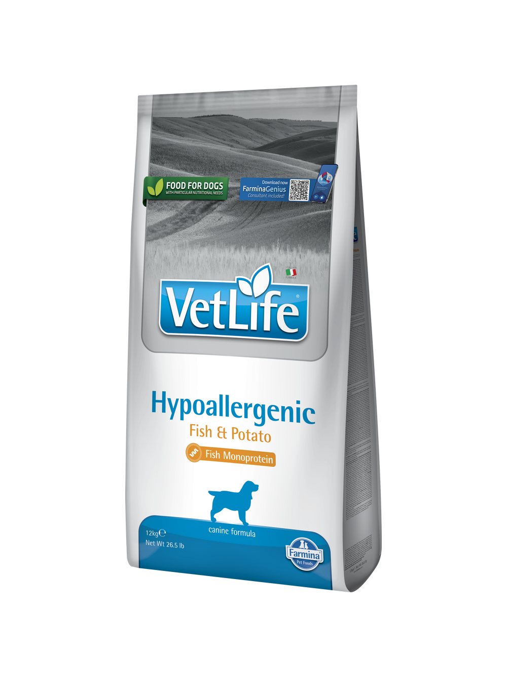FARMINA Vet Life Dog Hypoallergenic Fish & Potato 12kg