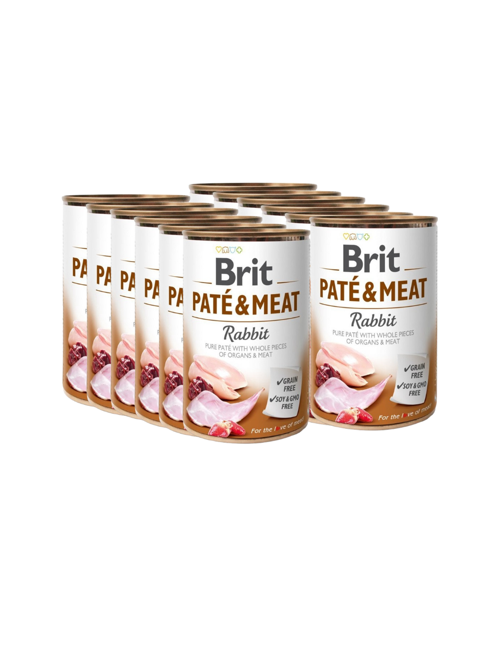 BRIT PATE & MEAT RABBIT 12x400g