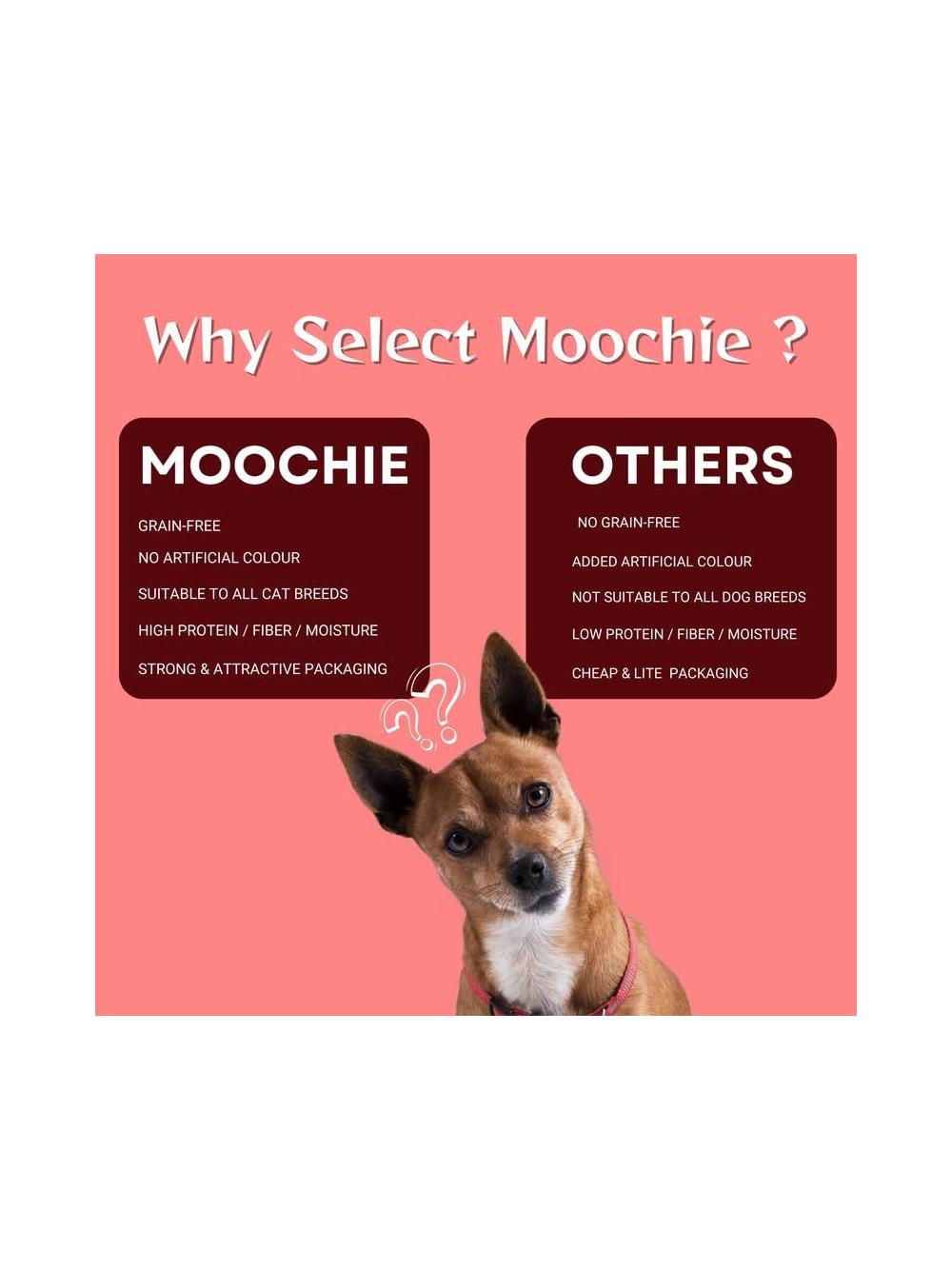 MOOCHIE Love Puree Creamy Chicken & Lobster 4x15g przysmak dla psa o smaku kurczaka i homara
