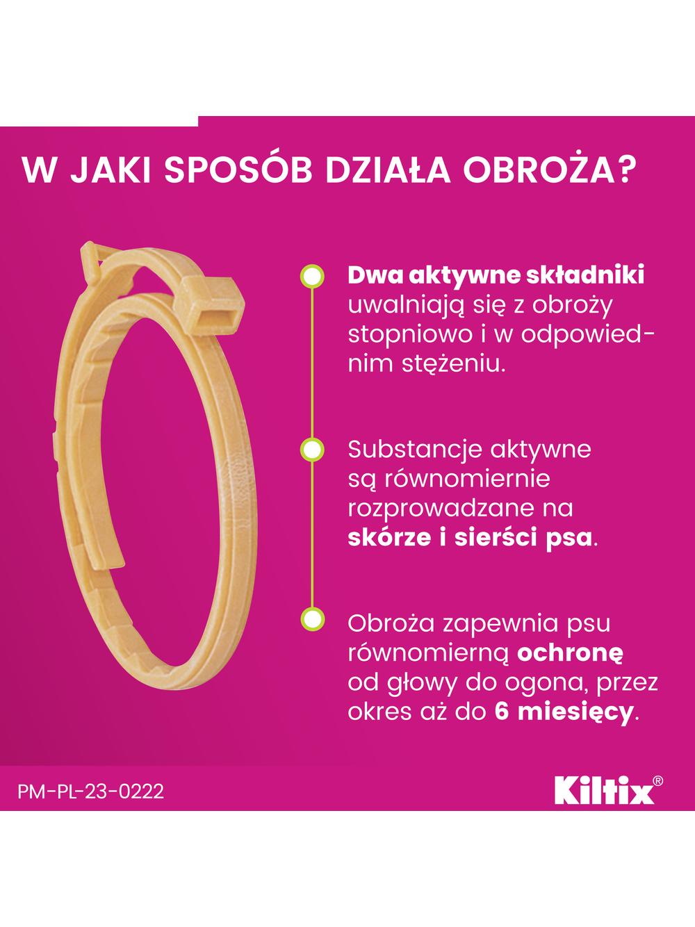 Kiltix Obroża dla małych psów 38 cm+ TRIXIE Szczypce do usuwania kleszczy 9cm