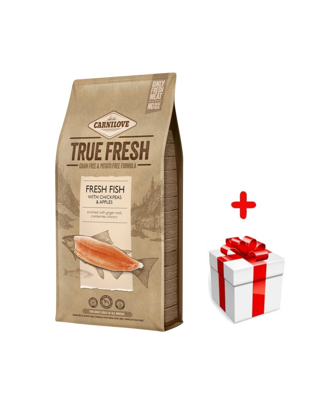 Carnilove True Fresh Fish 11,4kg + niespodzianka dla psa GRATIS!