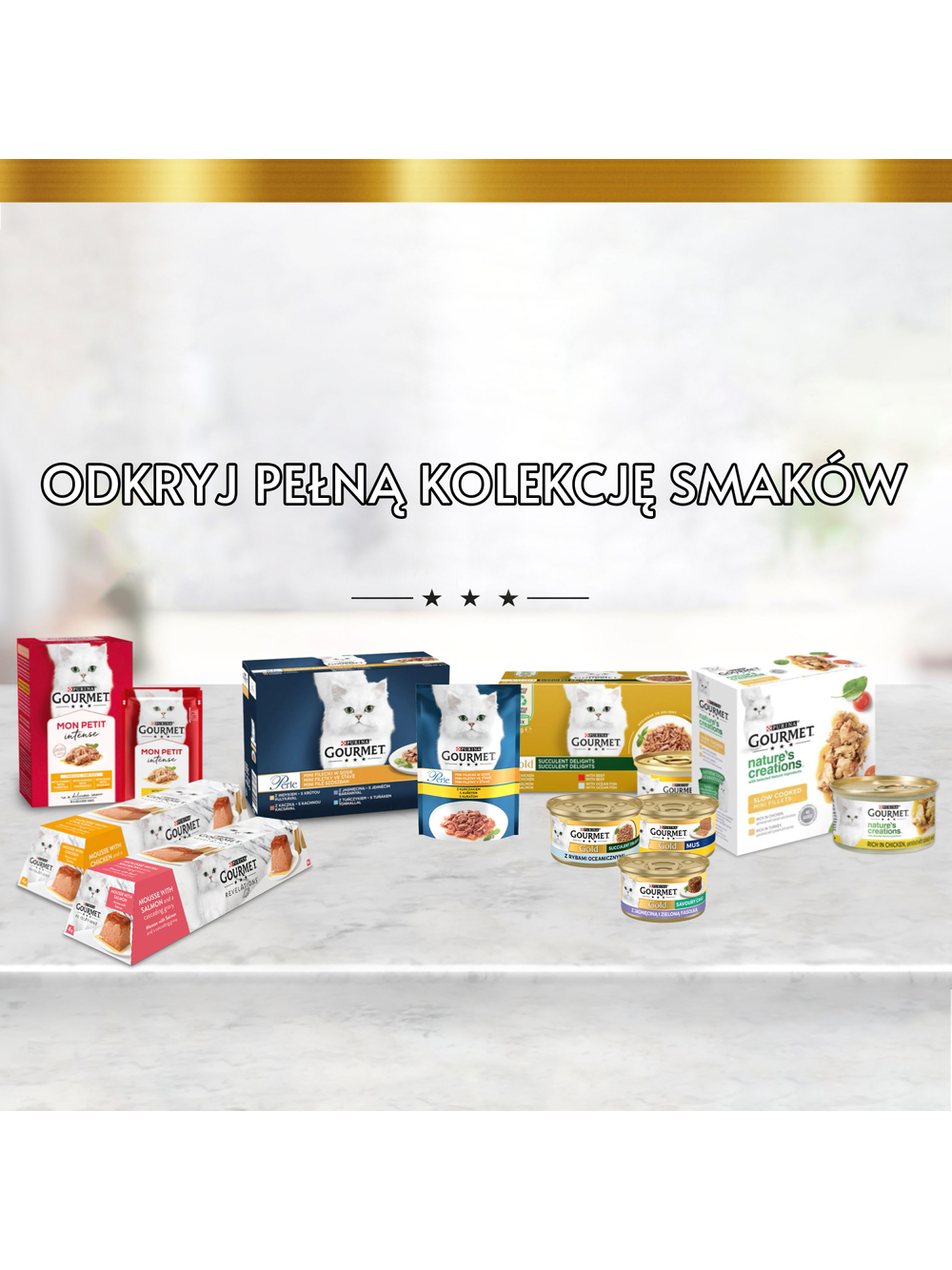 GOURMET Revelations Delikatne Kawałki w Galaretce z Łososiem 4x57g (2x2x57g)