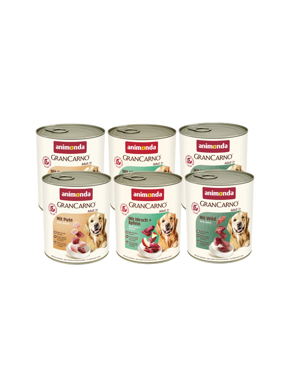 ANIMONDA GranCarno Adult Dog Mix Smaków 6x800g