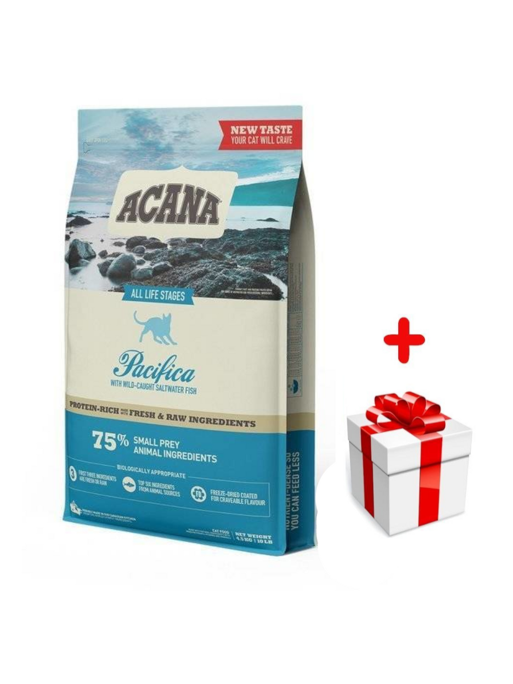 ACANA Pacifica Cat 4,5kg + niespodzianka dla kota GRATIS!