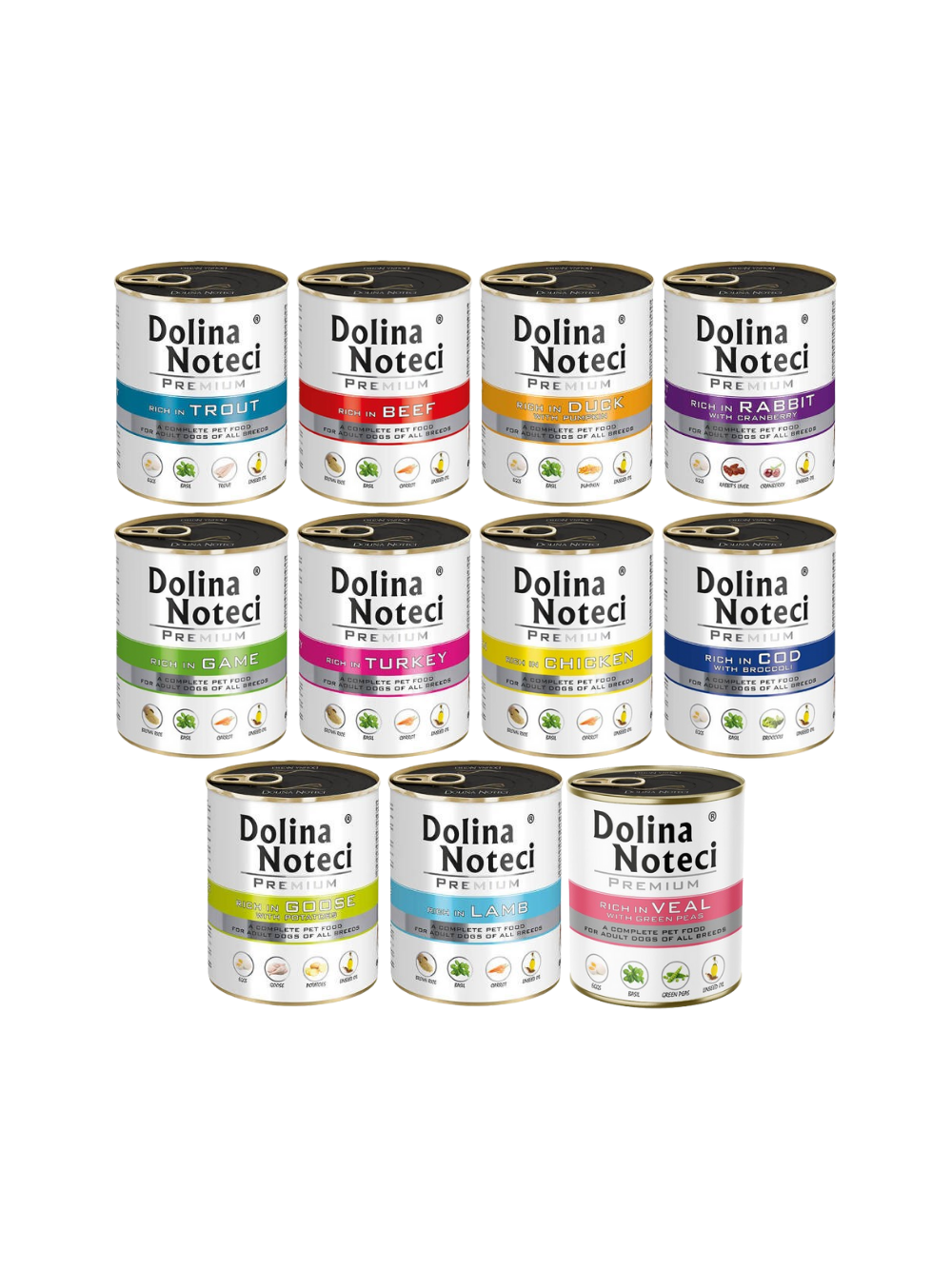 Dolina Noteci PREMIUM Mix Smaków 11x800g