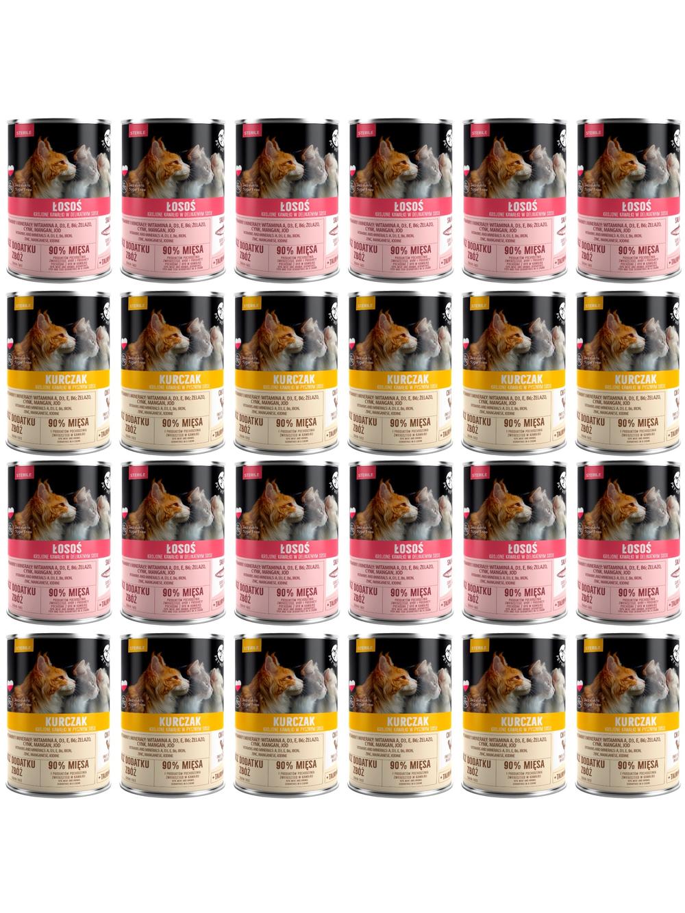 PetRepublic kawałki w sosie Mix smaków (steril) 24x400g
