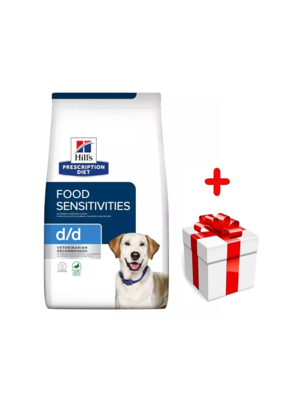 HILL'S PD Prescription Diet Canine d/d Kaczka i Ryż (Duck and Rice) 12kg + niespodzianka dla psa GRATIS!