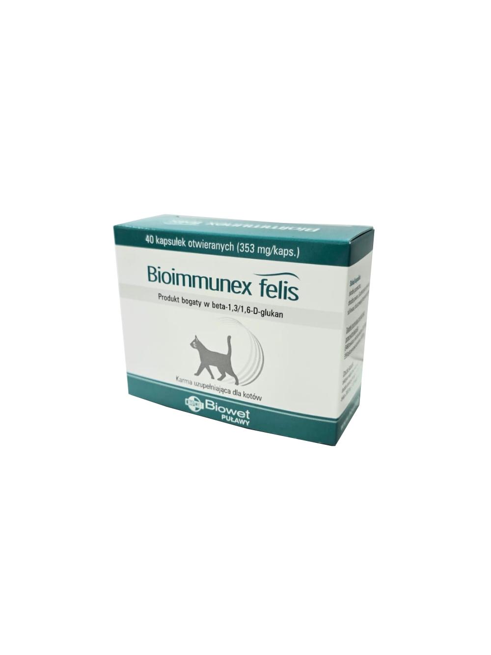 BIOWET Bioimmunex Felis 40 kapsułek