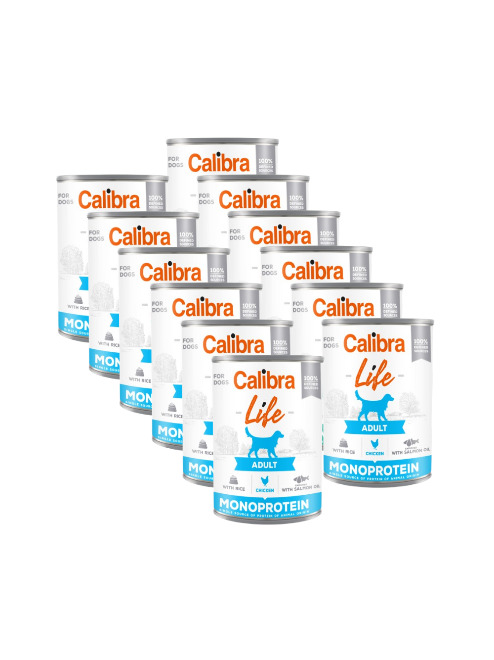 CALIBRA Dog Life Adult Chicken with rice 12x400g